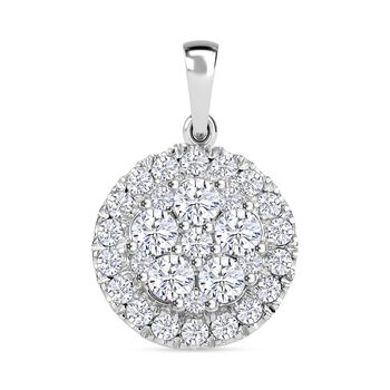 J Francis gefertigt mit SWAROVSKI Zirkonia Anh&auml;nger 925 Silber rhodiniert