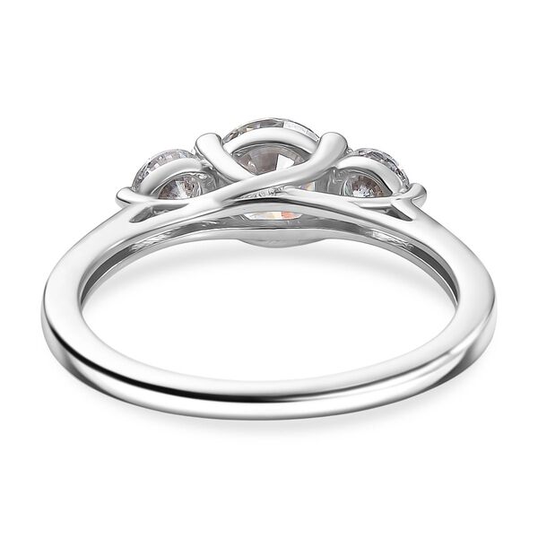 D'Joy Moissanit Ring, 925 Silber rhodiniert - 1,22 ct. image number 5
