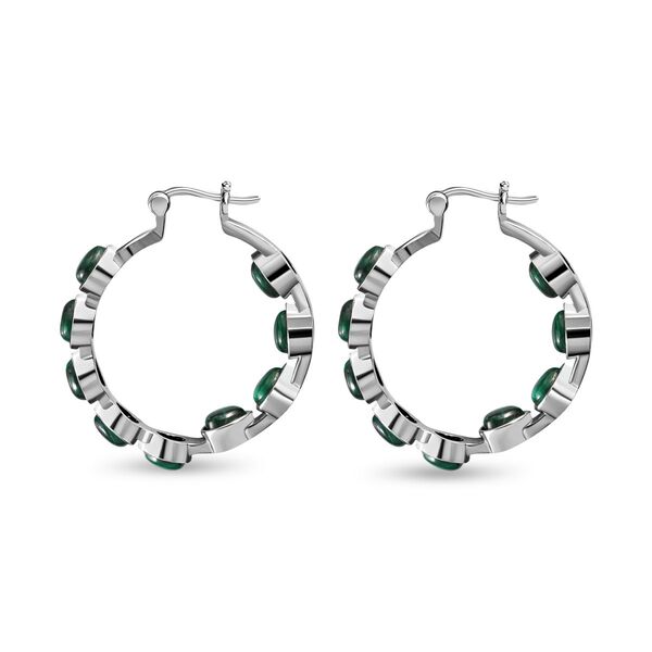 Malachit Ohrringe  ca. 14,13 ct image number 4