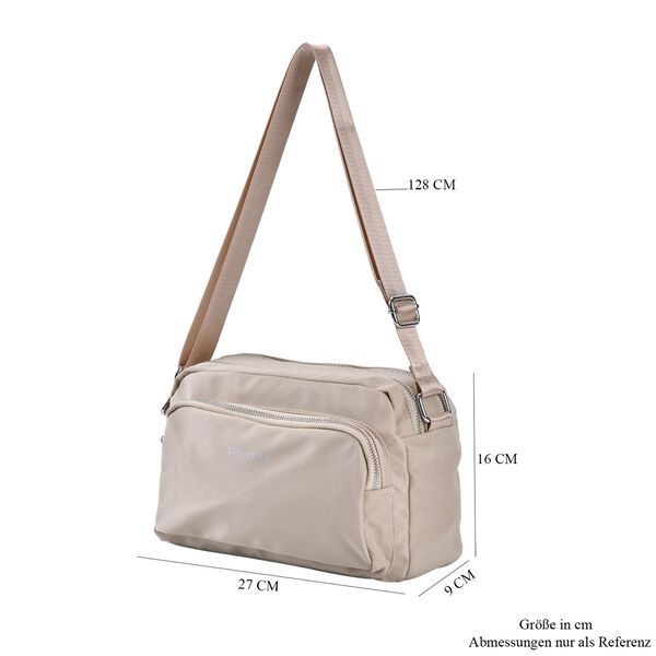 Wasserdichte Umh&auml;ngetasche, Khaki image number 7