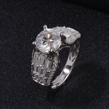 Moissanit Ring - 3,27 ct.