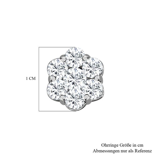 LUSTRO STELLA AAA Zirkonia-Ohrringe - 3,05 ct. image number 5