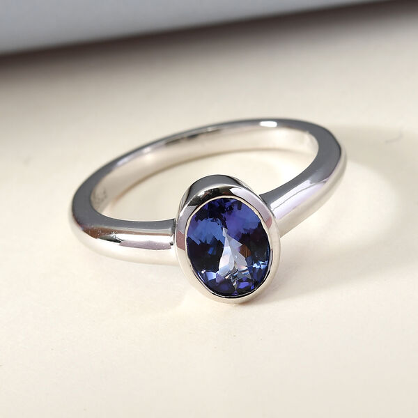RHAPSODY AAAA Tansanit Solit&auml;r-Ring, 950 Platin  ca. 1,01 ct image number 2