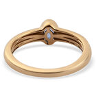 AA Tansanit Solitär Ring 925 Silber vergoldet  ca. 0,27 ct image number 5