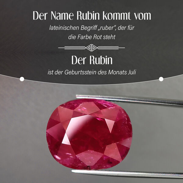 Afrikanischer Rubin und Diamant-Anh&auml;nger - 3,81 ct. image number 4