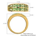 Merelani Mint-Granat Ring, 925 Silber Gelbgold Vermeil (Größe 20.00) ca. 1.41 ct image number 6