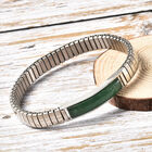Flexibles, grünes Aventurin-Armband, 19 cm, ca. 16,05 ct image number 1