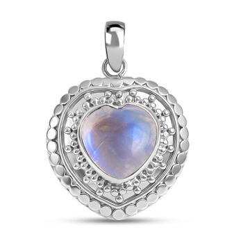 D'Joy Royal Bali Premium Regenbogen Mondstein Anh&auml;nger - 6,88 ct.