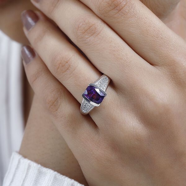 AA Marokkanischer Amethyst und Zirkon Ring - 2,47 ct. image number 3