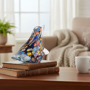 Glasfiguren Kollektion Seel&ouml;we, 9 x 8.7 x 6.5 cm