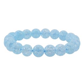 Blaues Eis Quarz Armband, 19 cm - 139 ct.