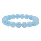 Blauer Eisquarz Armband, flexibles, ca. 139.00 ct