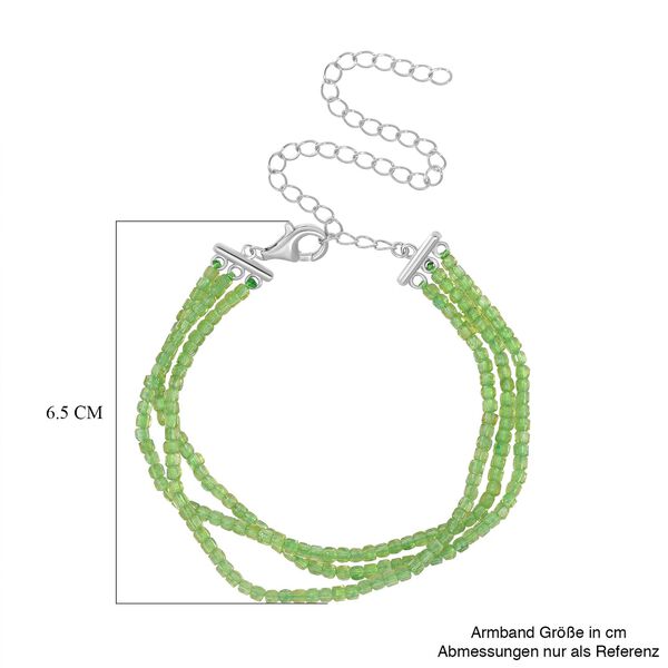 AA Nat&uuml;rliches Peridot 15+10 cm Armband - 24 ct. image number 5