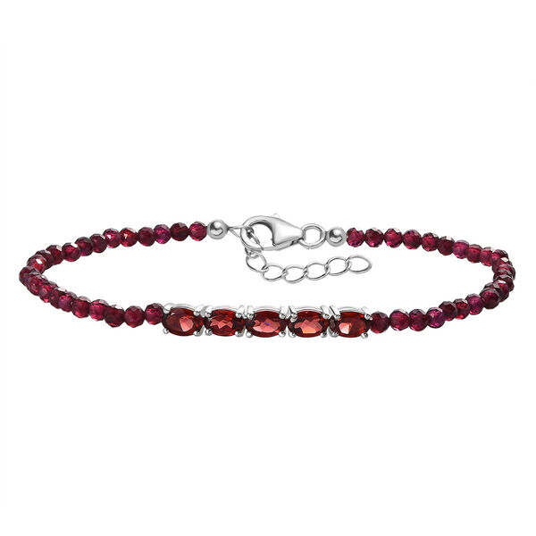 Eternity rotes Granat-Armband