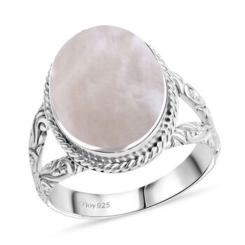 Royal Bali - D'Joy Perlmutt Ring 925 Silber (Gr&ouml;&szlig;e 18.00)