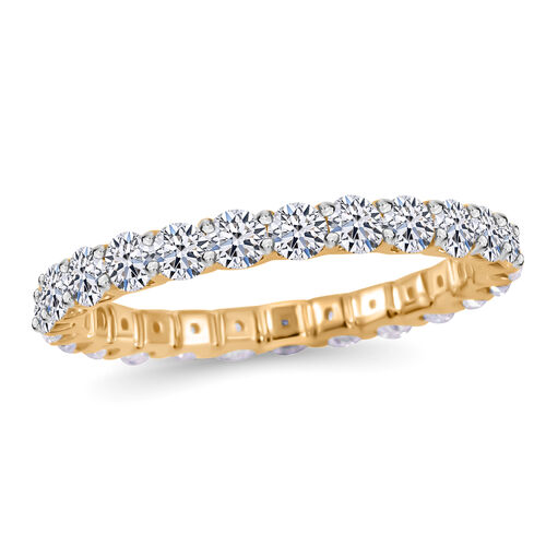 LUXURIANT DIAMOND- Labor Diamant 19cm Armband (VS) und Ring (SI) in 585 Gelbgold image number 11