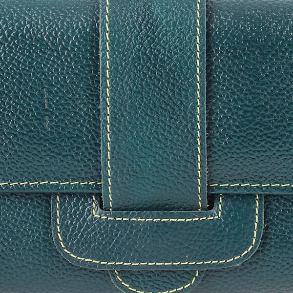 100% echte Leder Geldbörse mit RFID Schutz, 18.50x10.50 cm, Grau image number 14