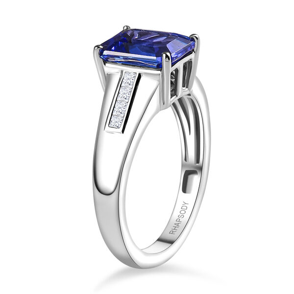 RHAPSODY AAAA Tansanit und VS EF Diamant Ring in 950 Platin - 2,47 ct. image number 7