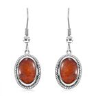 Feuer Opal Matrix Ohrringe 950 Kupfer ca. 8,00 ct.