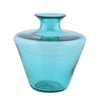 Italien hergestellt - authentische Murano Glasvase, Blau