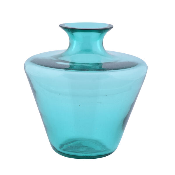 Italien hergestellt - authentische Murano Glasvase, Blau