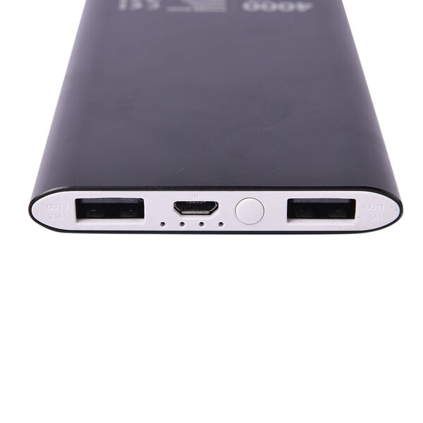 WESDAR Powerbank mit 2 USB-Steckplätzen, Schwarz image number 5