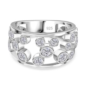 Moissanit Ring - 1,10 ct.