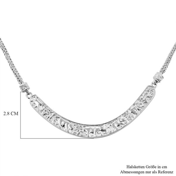 Royal Bali Kollektion- geprägte Halskette image number 5