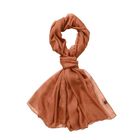 LA MAREY 100% Maulbeerseide Seidenschal, 140cm x 200cm, Dunkelbraun