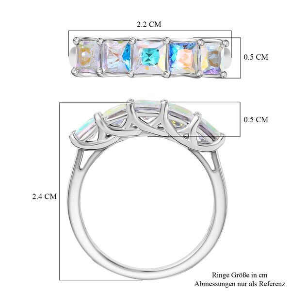 D'Joy Merkur mystischer Topas Ring 925 Silber rhodiniert (Gr&ouml;&szlig;e 16.00) ca. 2,25 ct image number 6