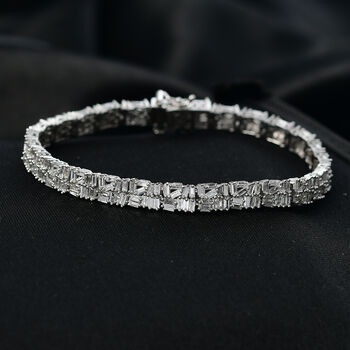 LUXURIANT SGL zertifiziertes SI-GH Labor Diamant 19cm Armband - 5 ct.