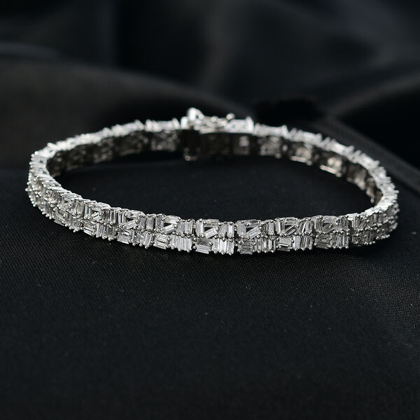 LUXURIANT SGL zertifiziertes SI-GH Labor Diamant 19cm Armband - 5 ct. image number 2