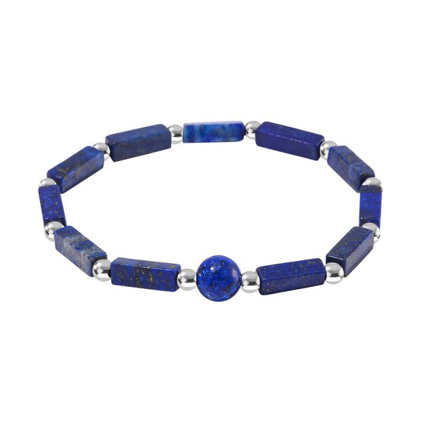 3er-Set- Lapislazuli und weiße Kristall Quarz-Armbänder - 231 ct. image number 3