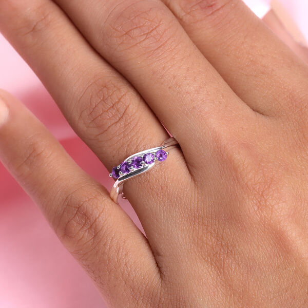 Afrikanischer Amethyst-Ring - 0,34 ct. image number 3