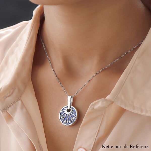 Lapislazuli Anh&auml;nger, reines Messing ca. 13,31 ct image number 2