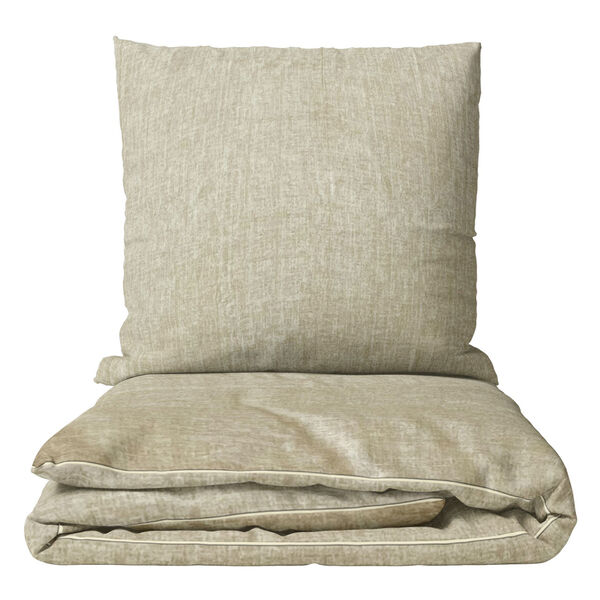 Bettw&auml;sche Set, 135x200cm, 80x80cm, Beige image number 5