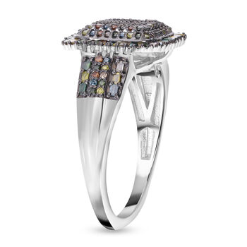 Mehrfarbiger Diamant-Ring - 1 ct.