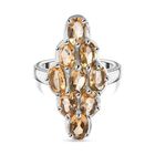 Citrin Ring Edelstahl (Größe 20.00) ca. 4.06 ct