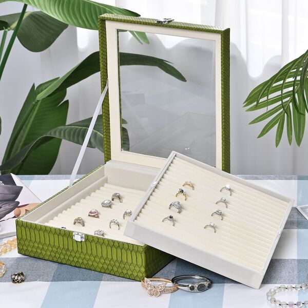 2-lagiger Ring Organizer, Gr&uuml;n image number 2