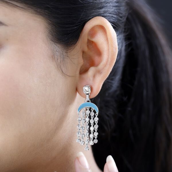 Moissanit Ohrringe - 3,16 ct. image number 7