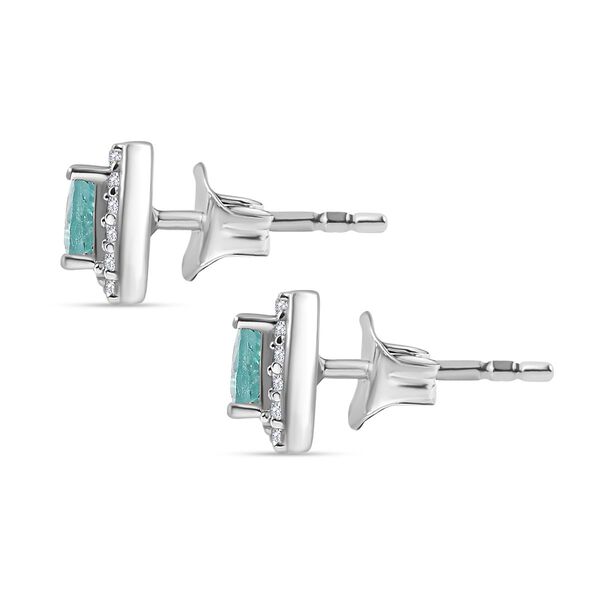 AA Lagunen Apatit und Zirkon Ohrringe - 0,74 ct. image number 5