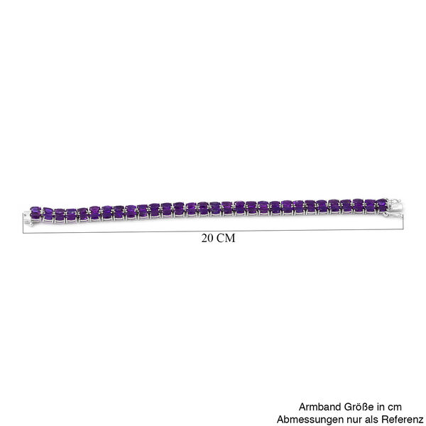 Afrikanisches Amethyst-Armband, 20 cm - 27,28 ct. image number 3