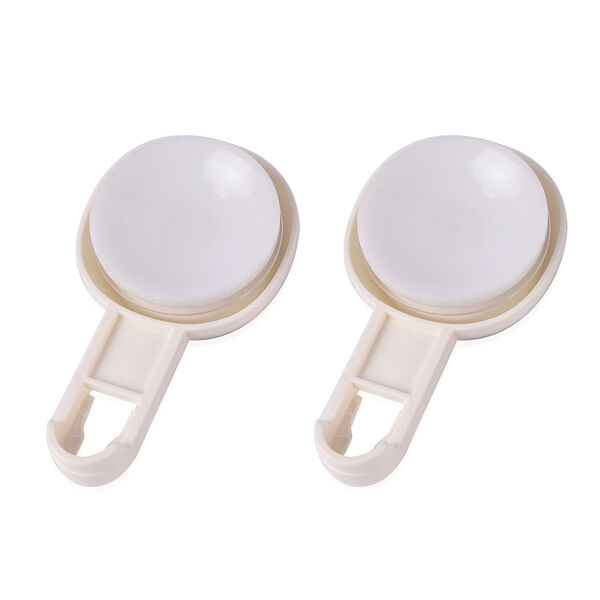 Multifunktionaler Taschentuchhalter mit Drucktastensperren, Wei&szlig; image number 6