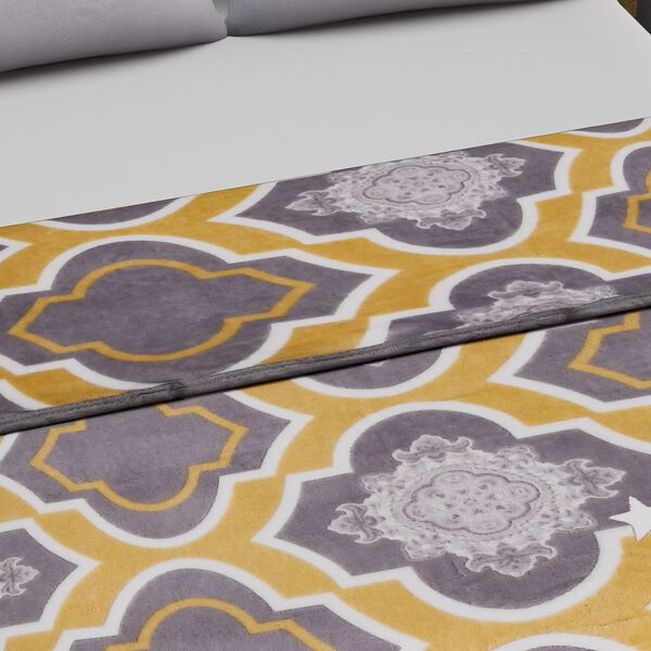 Flanell Decke, dunkelgrau image number 5