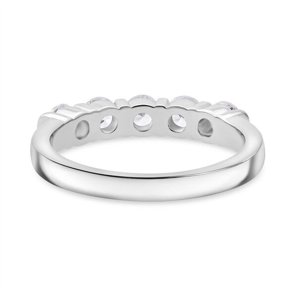 Lustro Stella wei&szlig;er Zirkonia Half Eternity Ring image number 5
