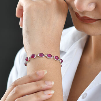 D'Joy AA afrikanisches Rubin 20cm Armband - 34,98 ct.