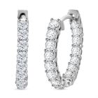 LUXURIANT DIAMOND - Lab Grown Diamant SI-GH Ohrringe 925 Silber rhodiniert ca. 2,00 ct.