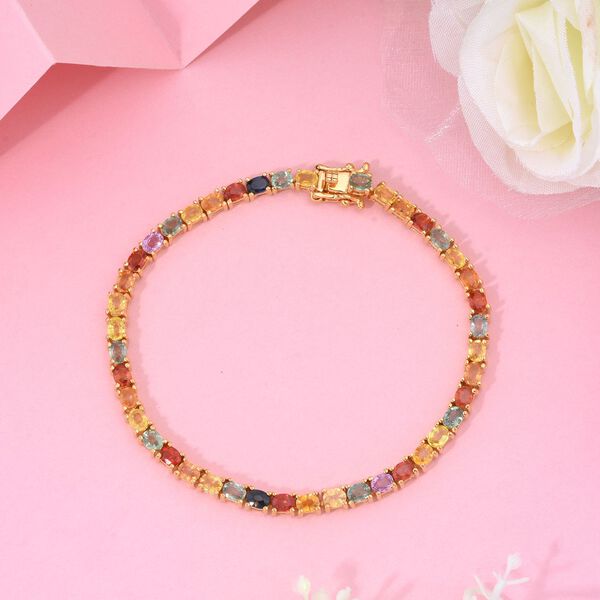 Mehrfarbiges Saphir Armband - 9,81 ct. image number 1