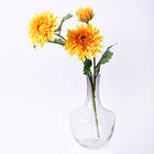 THE 5TH SEASON: Glasvase mit 3 Sonnenblumen, Kunstblumen, Größe 17x17x52 cm  image number 0