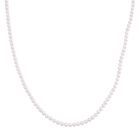 D'Joy Chinesische Akoya-Perle Halskette ca. Flexibles cm 925 Silber vergoldet